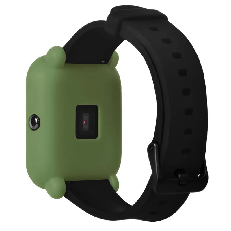 Silicone Protector Watch Soft Case for Huami Amazfit Smart Watch Youth Edition - Green