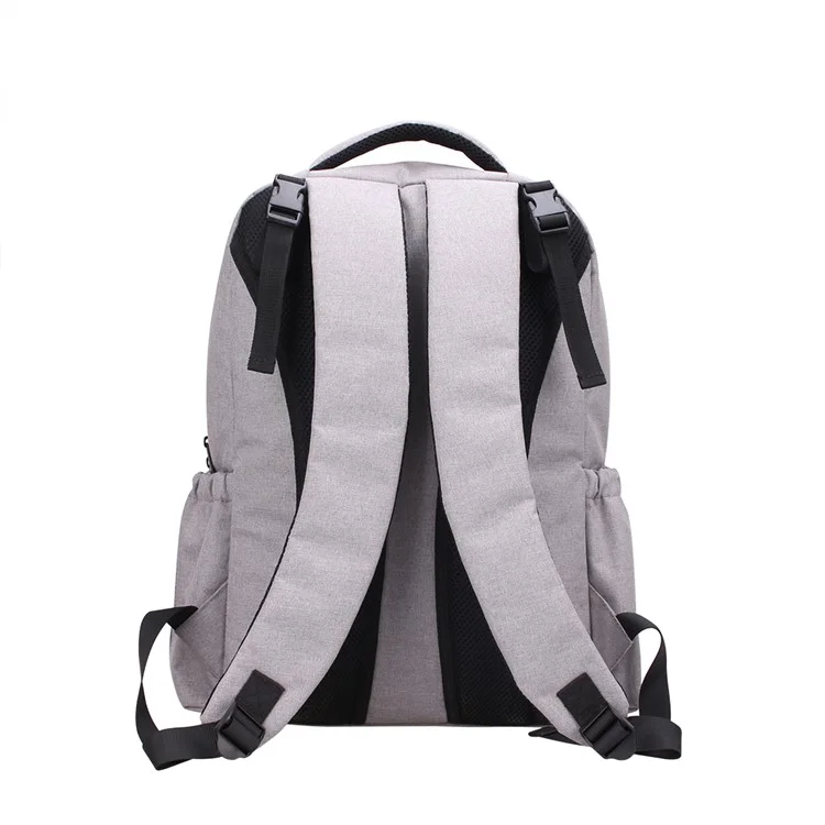 Multi-Functional Large Capacity Waterproof Nappy Baby Bag Travel Backpack for Baby Care - Grey