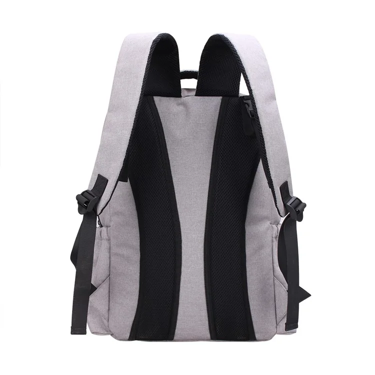 Multi-Functional Large Capacity Waterproof Nappy Baby Bag Travel Backpack for Baby Care - Grey