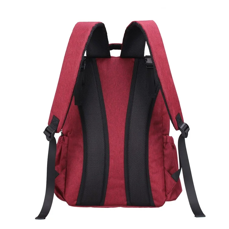 Multi-Functional Large Capacity Maternity Nappy Baby Bag Travel Backpack for Baby Care - Red