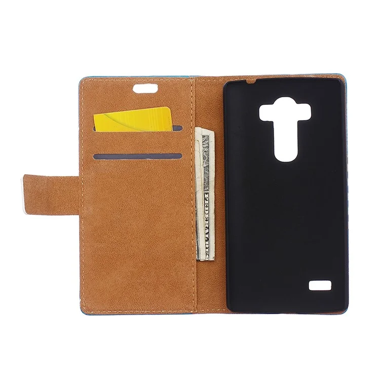 Wallet Leather Stand Cover Case for LG G4 Beat G4s G4 s - Cute Owl LOVE Pattern