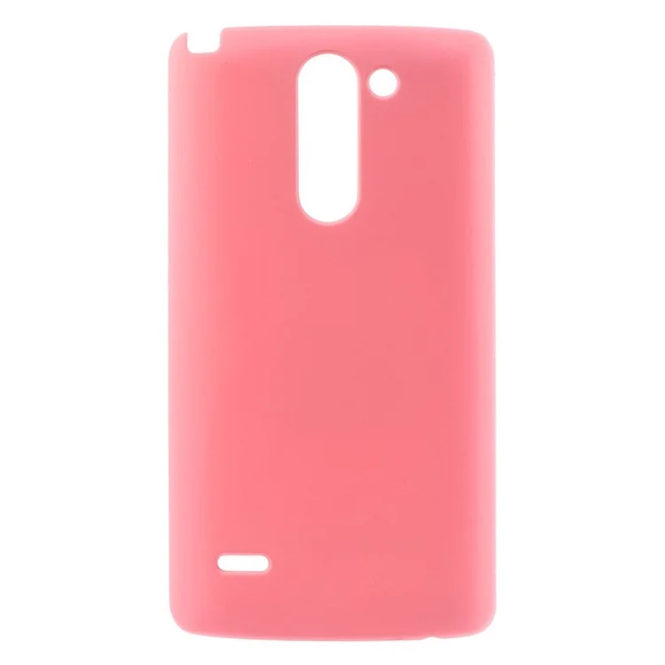 Rubberized Hard Back Case for LG G3 Stylus D690N D690 - Pink