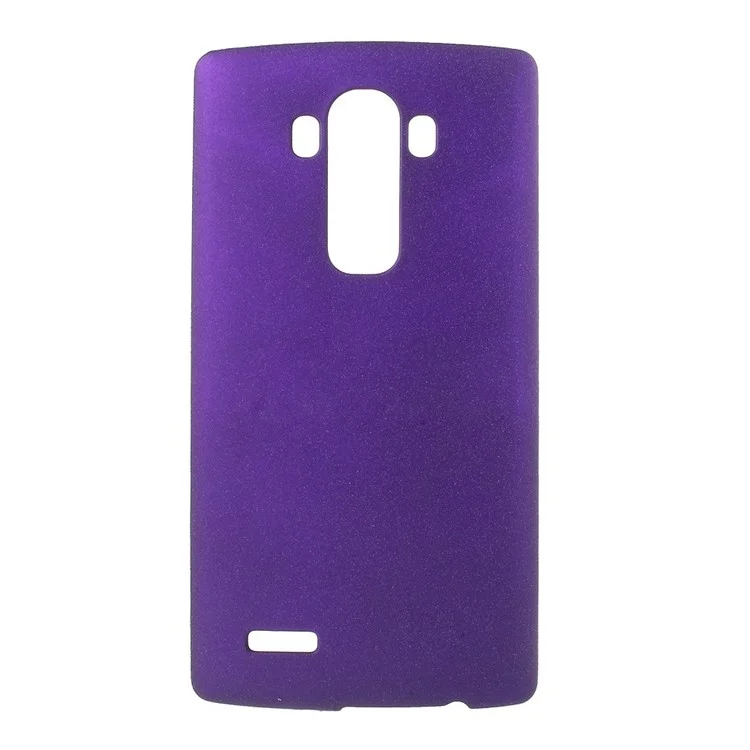 Matte Quicksand Hard Shell Case Cover for LG G4 - Purple