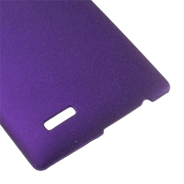 Matte Quicksand Hard Shell Case Cover for LG G4 - Purple