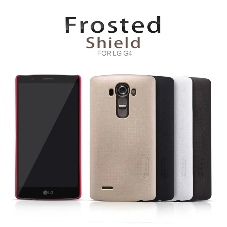NILLKIN Frosted Shield PC Shell for LG G4 with Screen Protector - Black