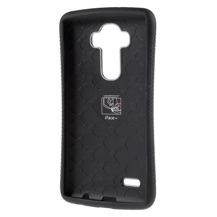 IFACE MALL Glossy PC + TPU Hybrid Case for LG G4 - Black