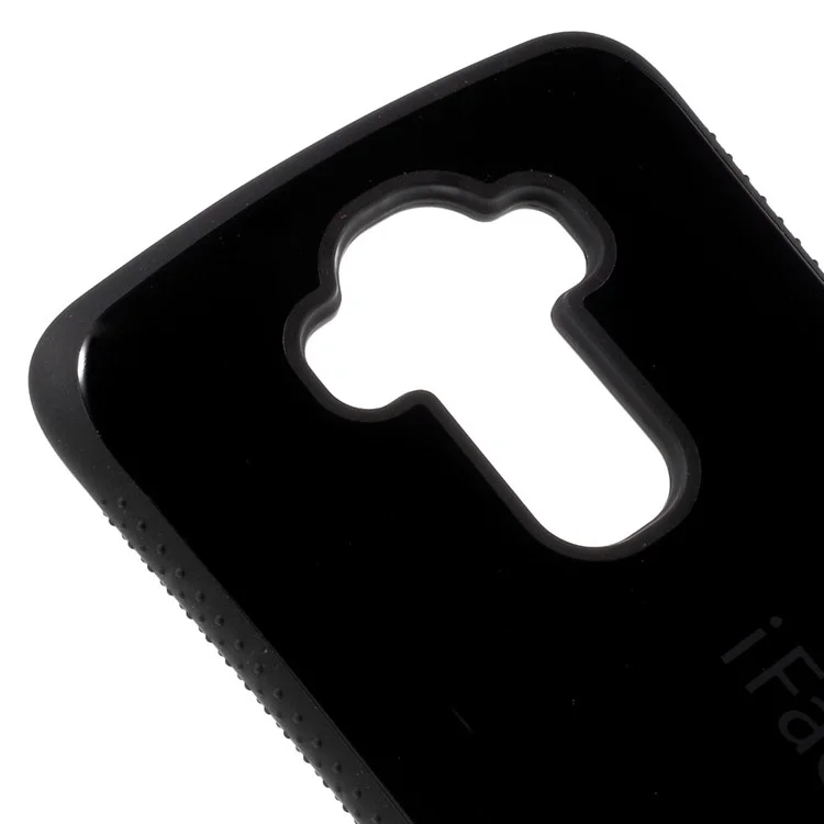 IFACE MALL Glossy PC + TPU Hybrid Case for LG G4 - Black