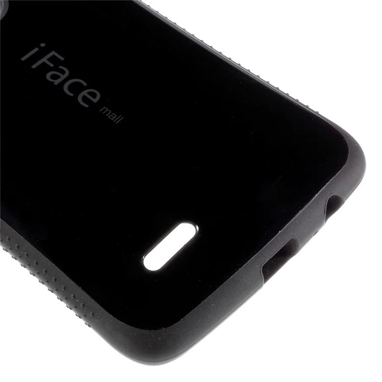 IFACE MALL Glossy PC + TPU Hybrid Case for LG G4 - Black