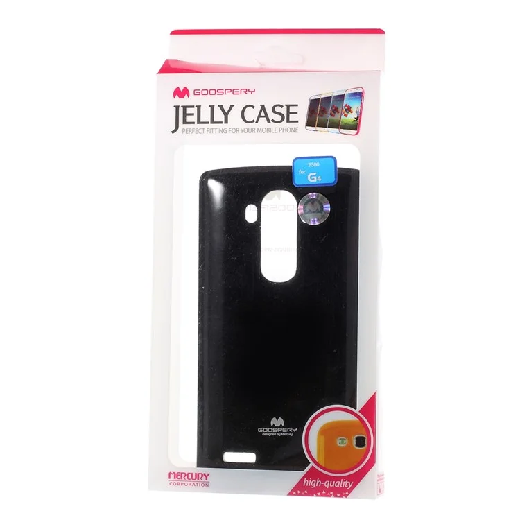 MERCURY GOOSPERY Flash Powder Jelly TPU Case for LG G4 - Black