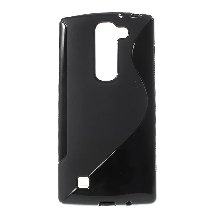 S Shape TPU Case for LG Magna H502F H500F / G4c H525N - Black