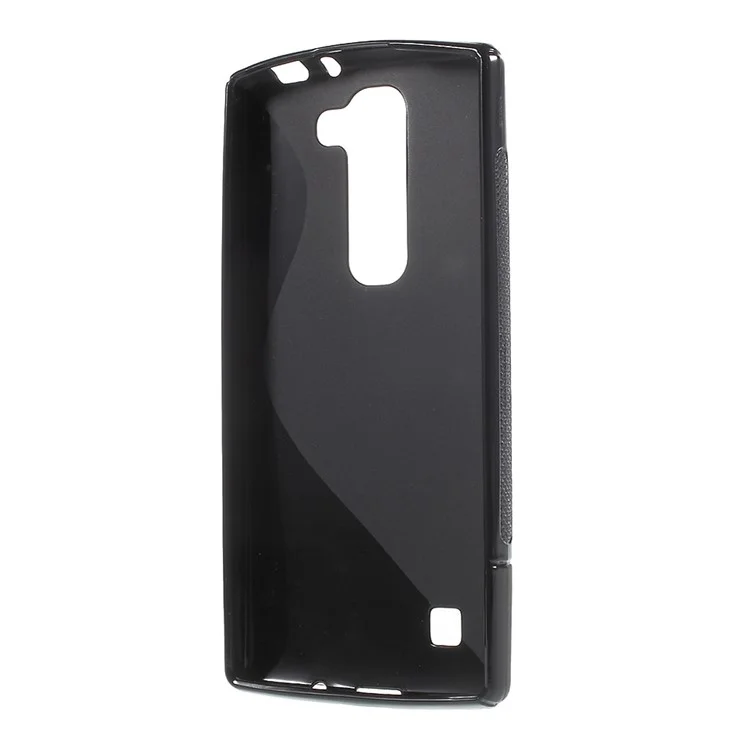 S Shape TPU Case for LG Magna H502F H500F / G4c H525N - Black