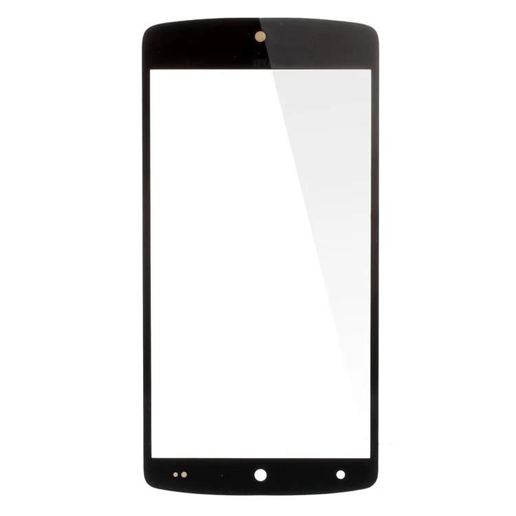 Black Front Glass Lens Screen Cover for LG Nexus 5 D820