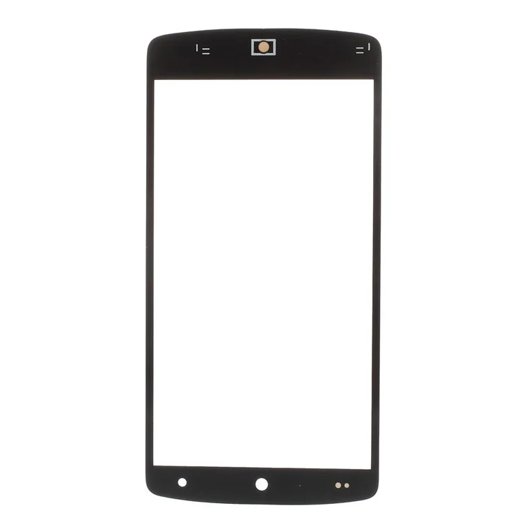 Black Front Glass Lens Screen Cover for LG Nexus 5 D820