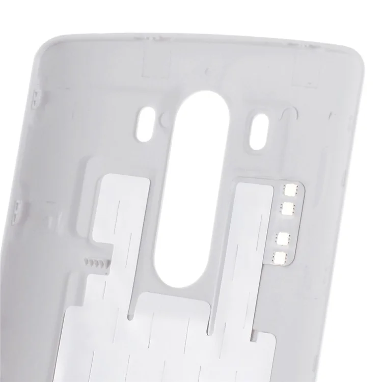 OEM Battery Door Cover Back Housing w/ Wireless Charging IC Chip for LG G3 D850 D851 D855 - White