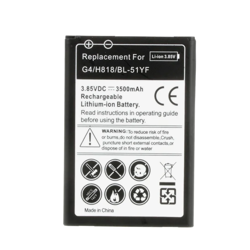 3500mAh Li-ion Battery Replacement for LG G4