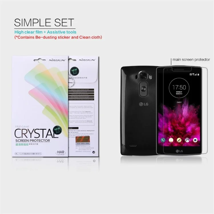 NILLKIN Crystal Screen Protector Film for LG G Flex2 H955 H950