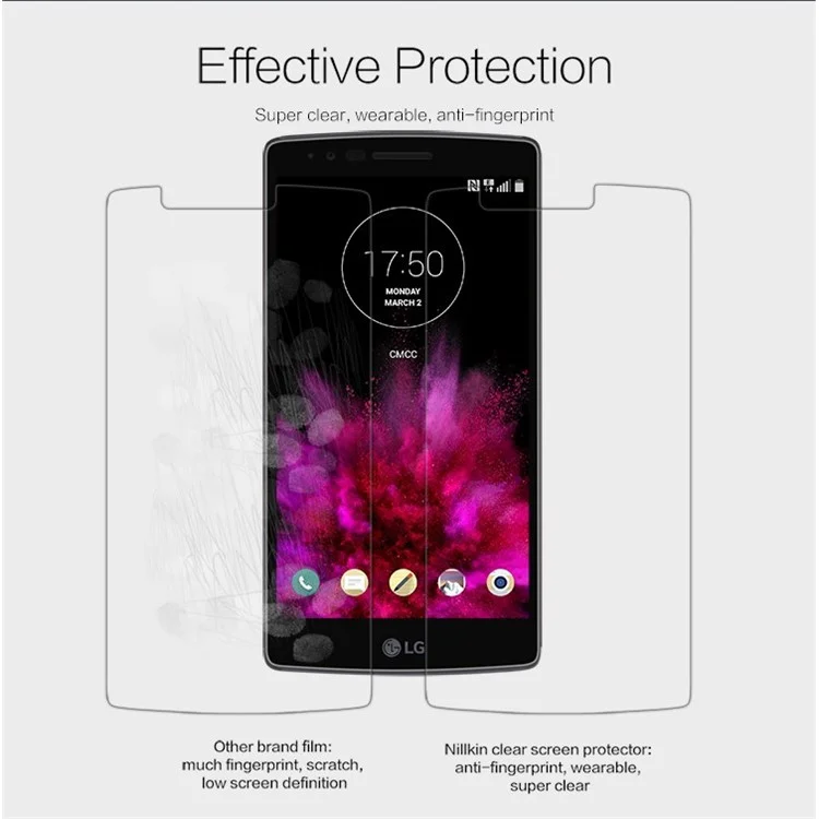 NILLKIN Crystal Screen Protector Film for LG G Flex2 H955 H950