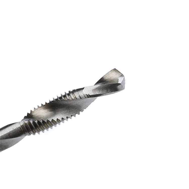 6-in-1 Hand Tap Drill Hex Shank HSS Screw Spiral Point Thread Metric Plug Drill Bits