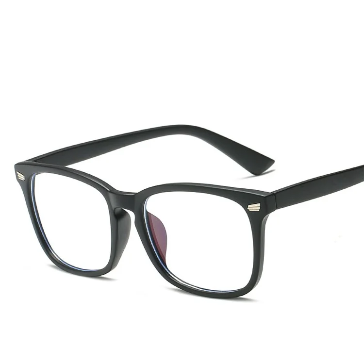 Lunettes de protection contre la lumière bleue pour ordinateur Anti Blue Ray - Monture noire/Verre blanc