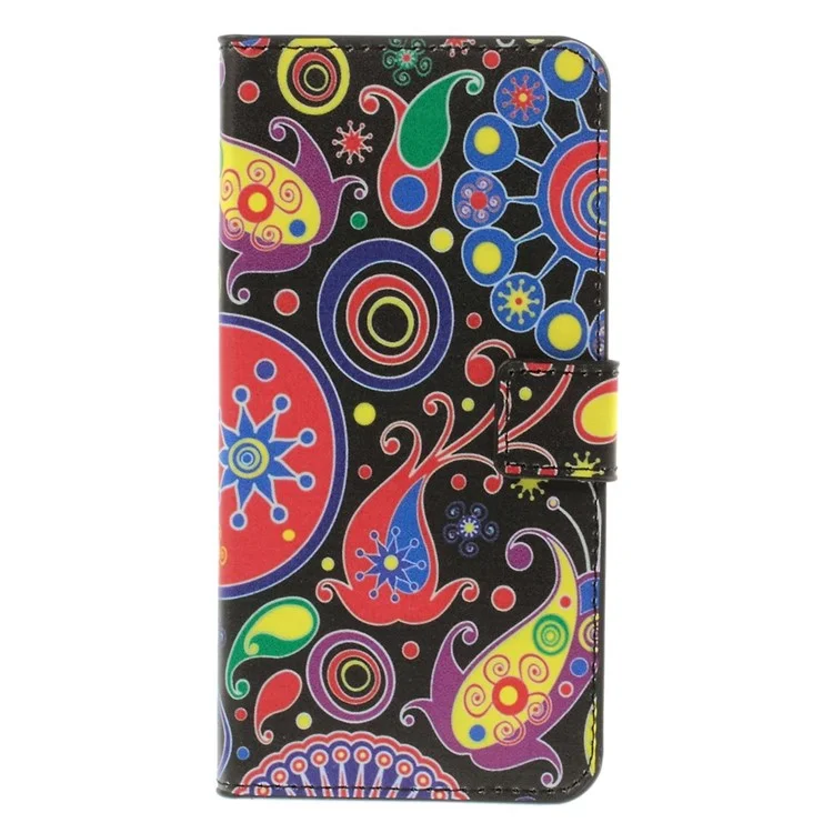 Paisley Flowers Leather Case for HTC Desire 620 Dual Sim / 820 Mini D820mu