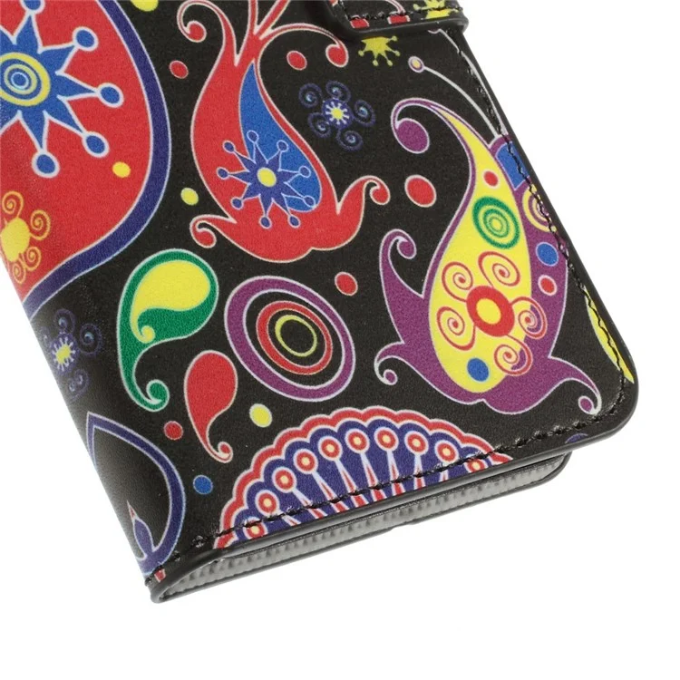 Paisley Flowers Leather Case for HTC Desire 620 Dual Sim / 820 Mini D820mu