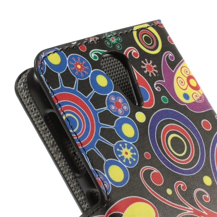 Paisley Flowers Leather Case for HTC Desire 620 Dual Sim / 820 Mini D820mu