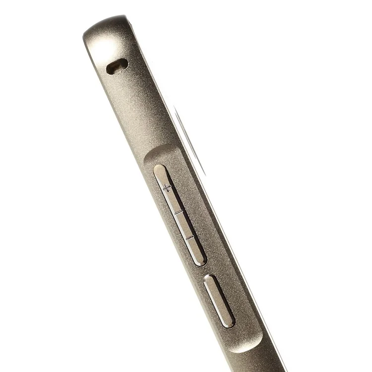 Metal Frame Slide-on Plastic Back Shell for HTC One M9 - Champagne