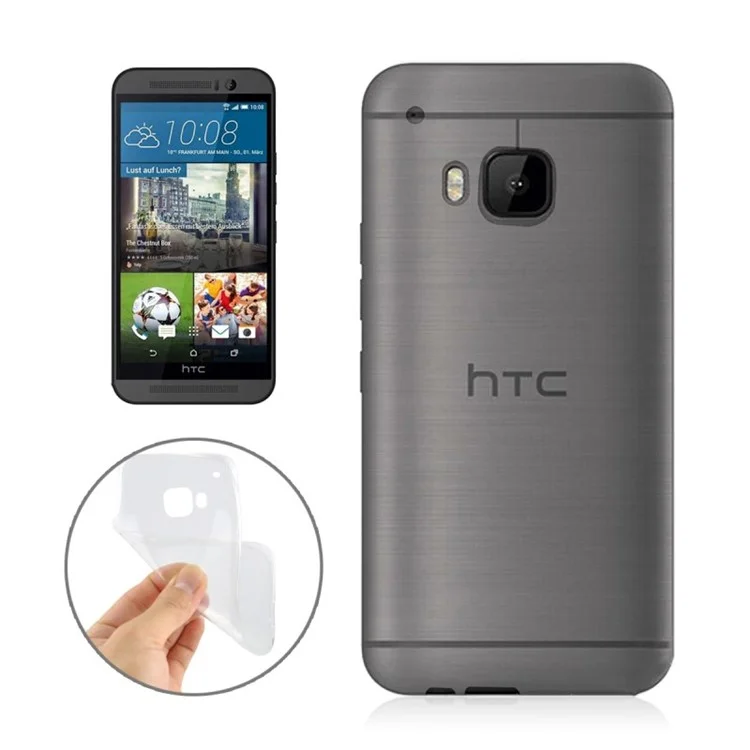 0.3mm Slim TPU Case for HTC One (M9) - Transparent