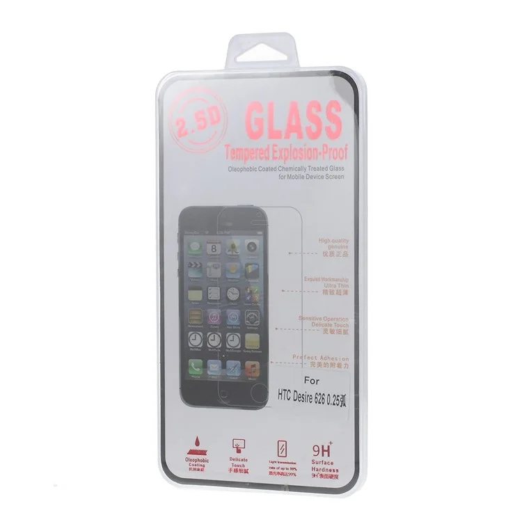 2.5D 9H Tempered Glass Screen Protector for HTC Desire 626