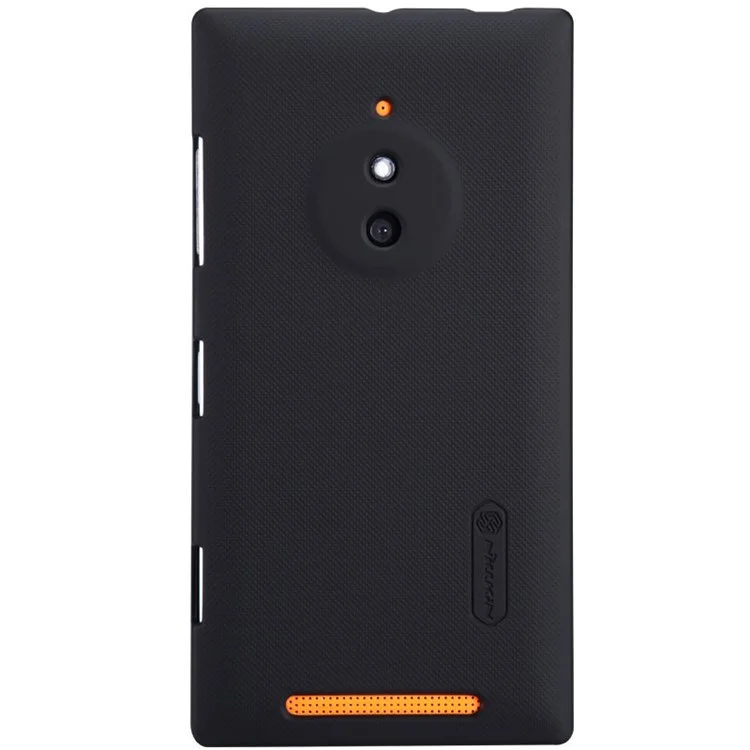 Black for Nokia Lumia 830 NILLKIN Super Frosted Shield Hard Shell Protector w/ Screen Film