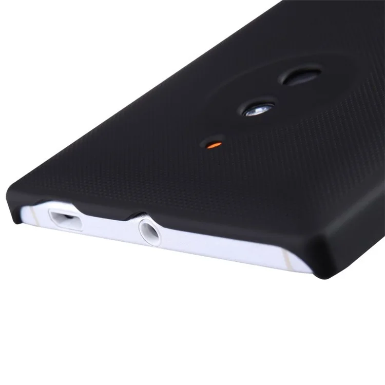 Black for Nokia Lumia 830 NILLKIN Super Frosted Shield Hard Shell Protector w/ Screen Film