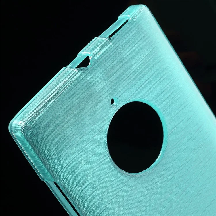 Brushed Gel TPU Back Cover for Nokia Lumia 830 - Blue