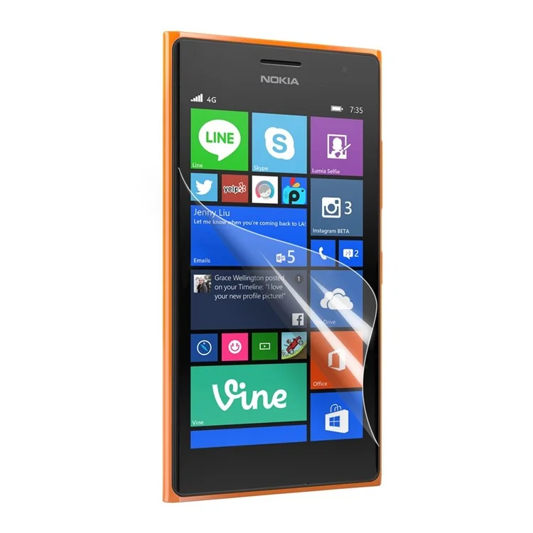 HD Clear LCD Screen Protector Film for Nokia Lumia 730 Dual SIM