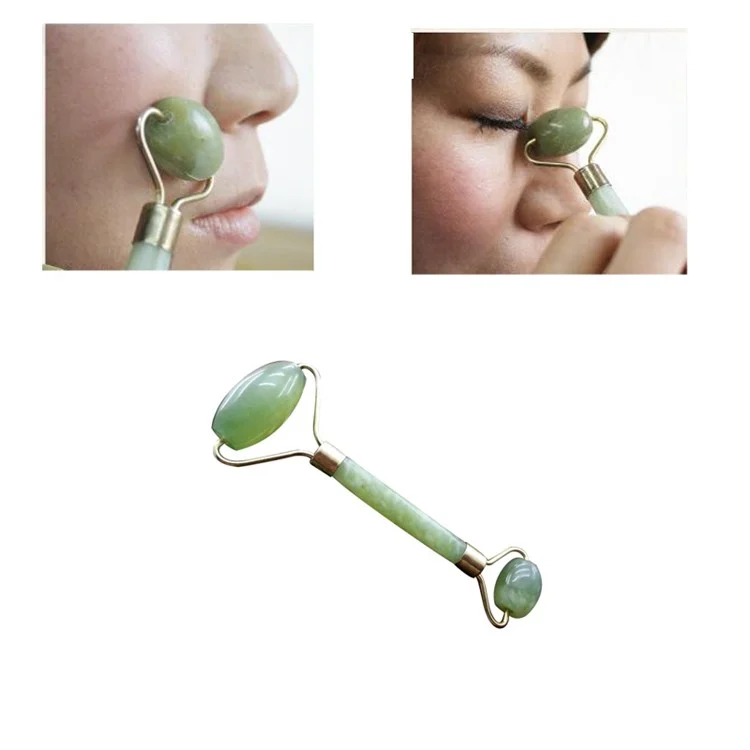 Jade Roller Facial Face Neck Slimming Massager Beauty Tool
