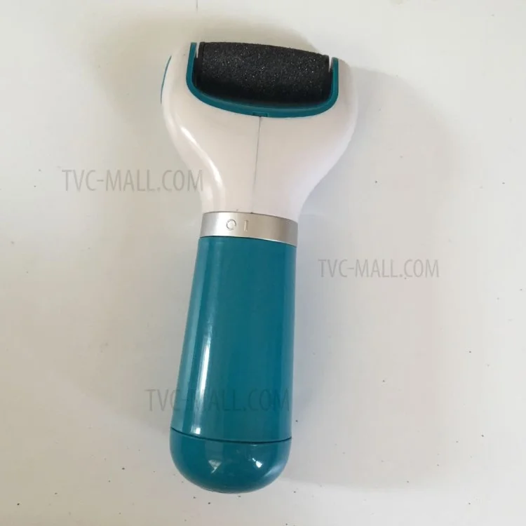 Electronic Pedicure Foot File Callus Remover Foot Care Tool Shaves with 2 Rollers - Blue