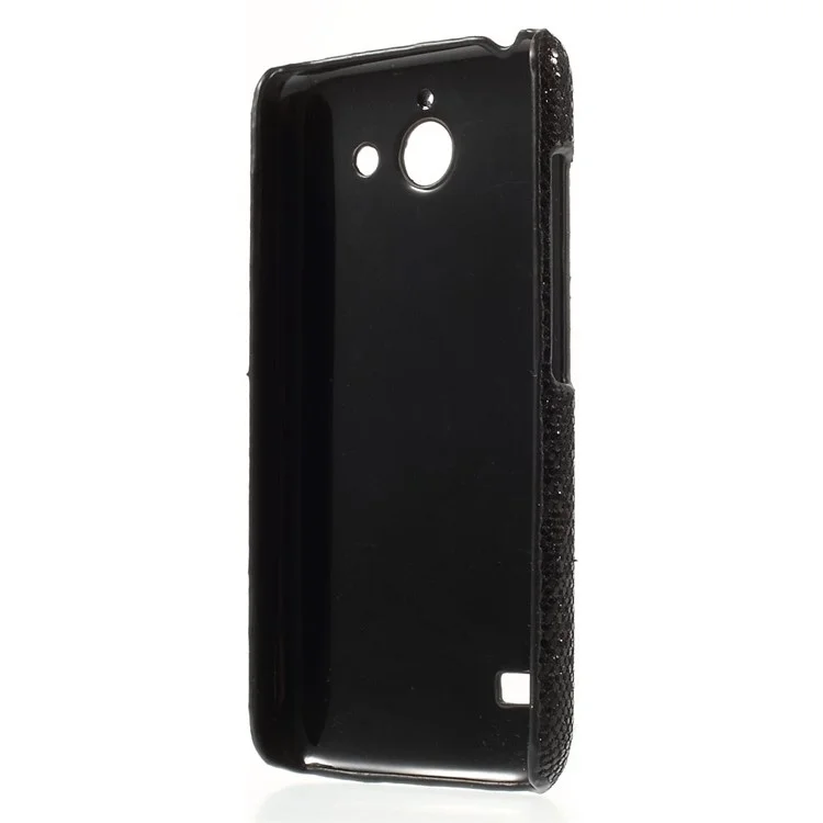 Glittery Sequins Coated Hard Case for Huawei Ascend Y550 - Black