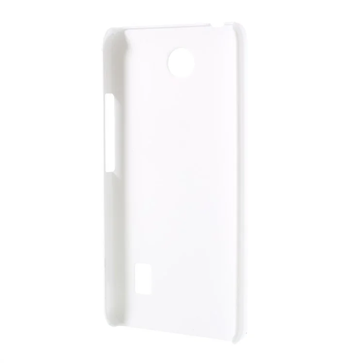Rubberized Hard Plastic Cover for Huawei Y635 - White