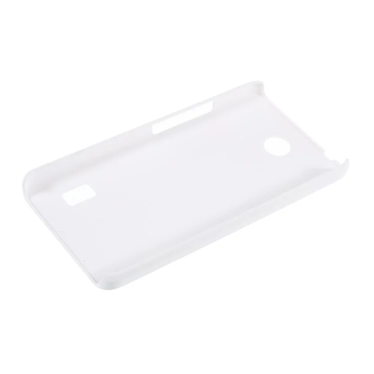 Rubberized Hard Plastic Cover for Huawei Y635 - White