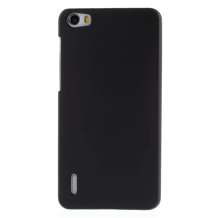 Rubberized Hard Plastic Shell Case for Huawei Honor 6 - Black