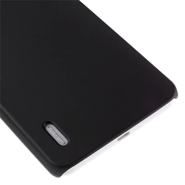 Rubberized Hard Plastic Shell Case for Huawei Honor 6 - Black