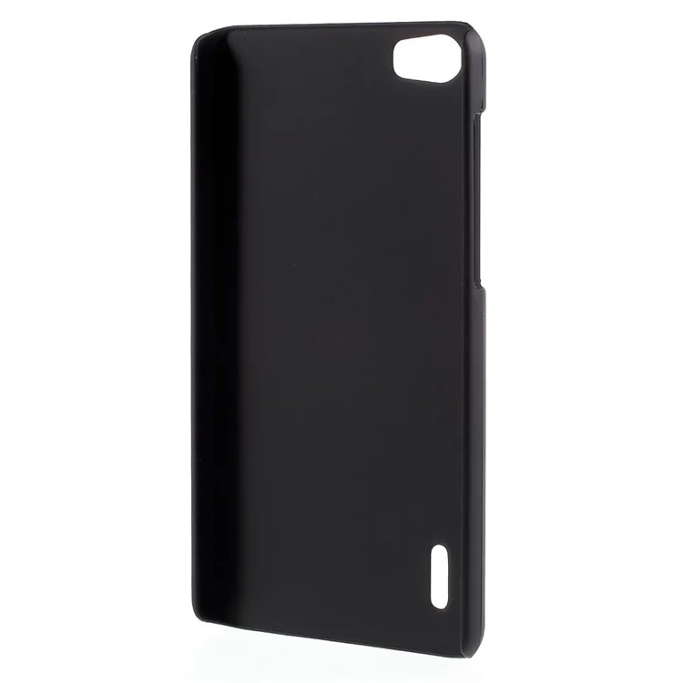 Rubberized Hard Plastic Shell Case for Huawei Honor 6 - Black