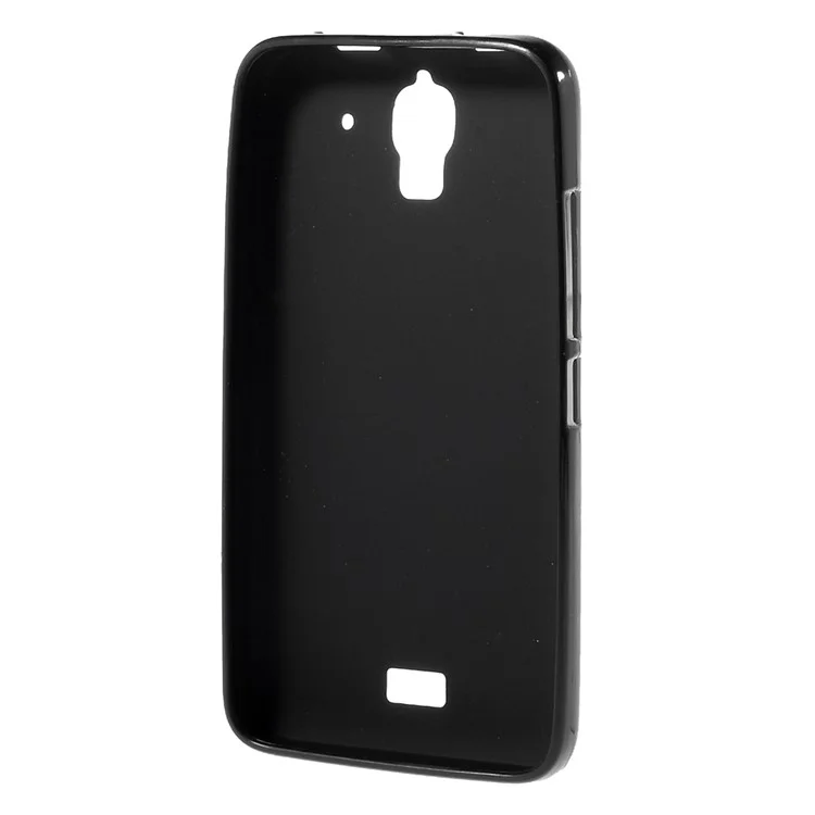Matte Soft TPU Gel Case for Huawei Y360 - Black