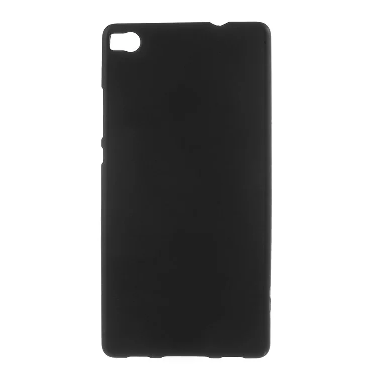 Matte Soft TPU Gel Case for Huawei Ascend P8 - Black