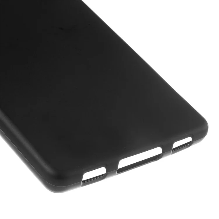 Matte Soft TPU Gel Case for Huawei Ascend P8 - Black