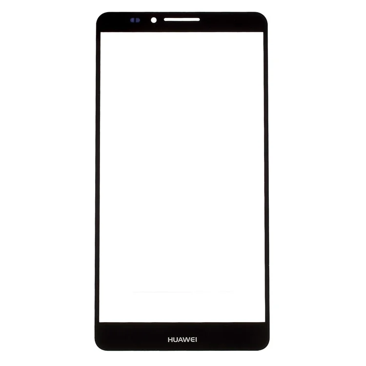 Front Outer Screen Glass Lens for Huawei Ascend Mate7 - Black