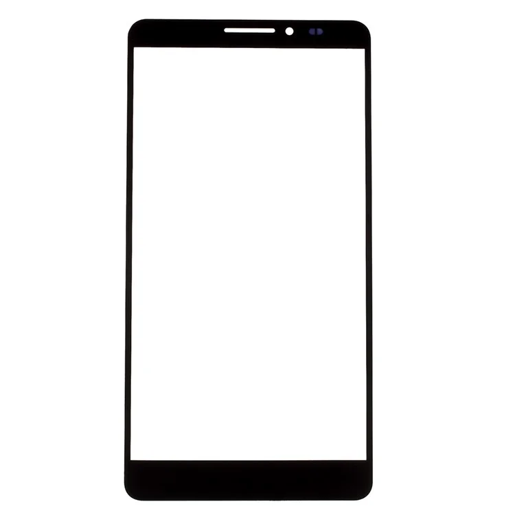 Front Outer Screen Glass Lens for Huawei Ascend Mate7 - Black