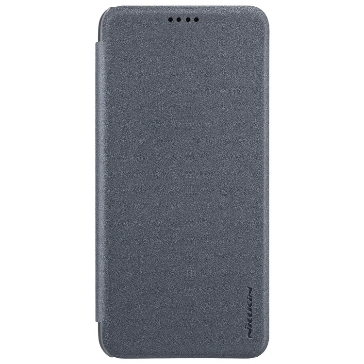 NILLKIN Sparkle Series for Huawei Honor 10 Flip Leather Mobile Phone Case Cover - Black