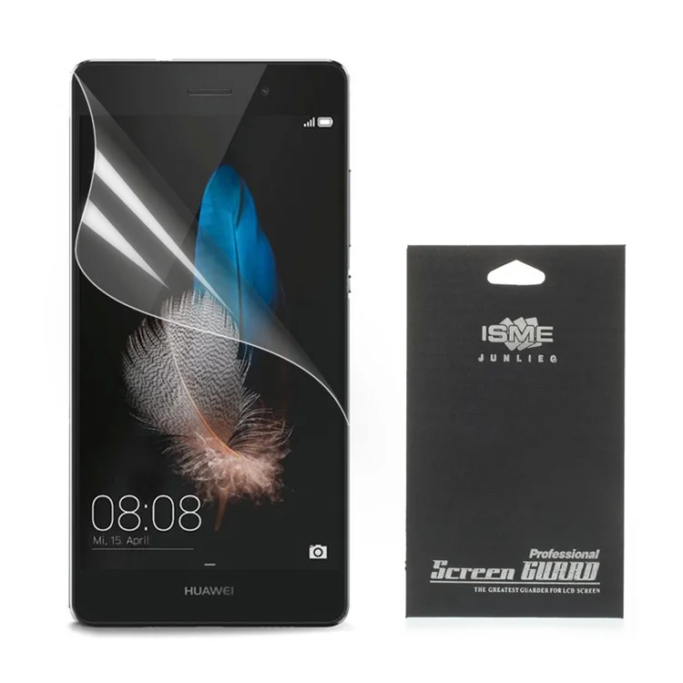 Super Clear Screen Protector Film for Huawei Ascend P8 Lite (With Black Package)