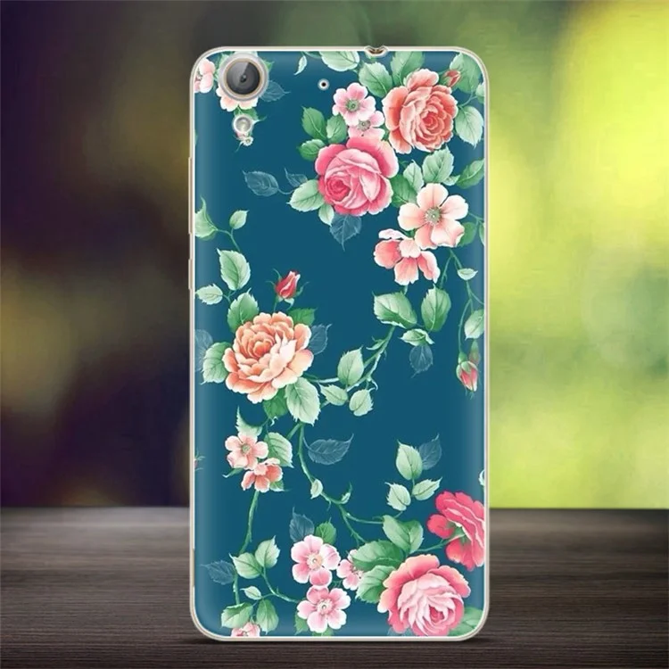 Embossed Pattern Mobile Phone Case for Huawei Y6 II/Y6II/Honor 5A  (TPU) - Blooming Roses
