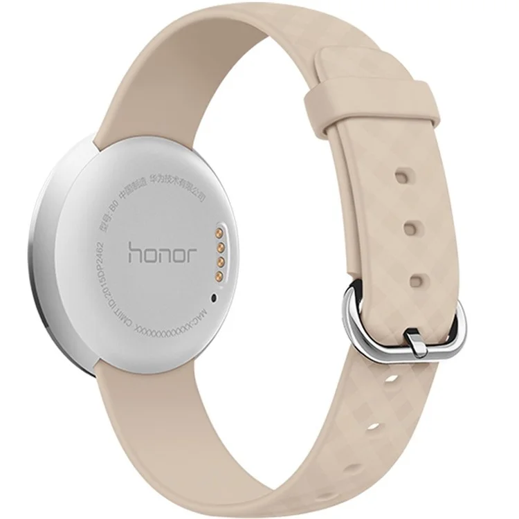 Huawei Honor Zero Smart Band Bracelet IP68 Waterproof with Passometer Sleep Fitness Tracker - Short Watchband / Beige